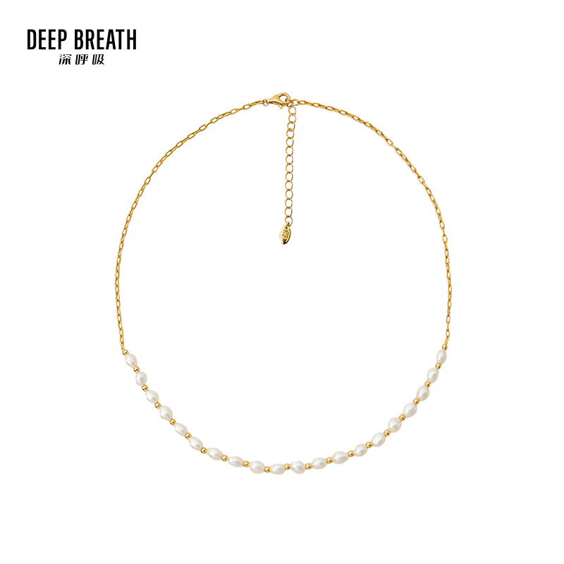 DEEP BREATH深呼吸配饰 质感珍珠优雅百搭项链A900203