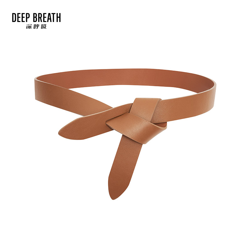 DEEP BREATH深呼吸配饰 素面牛皮腰封A900082